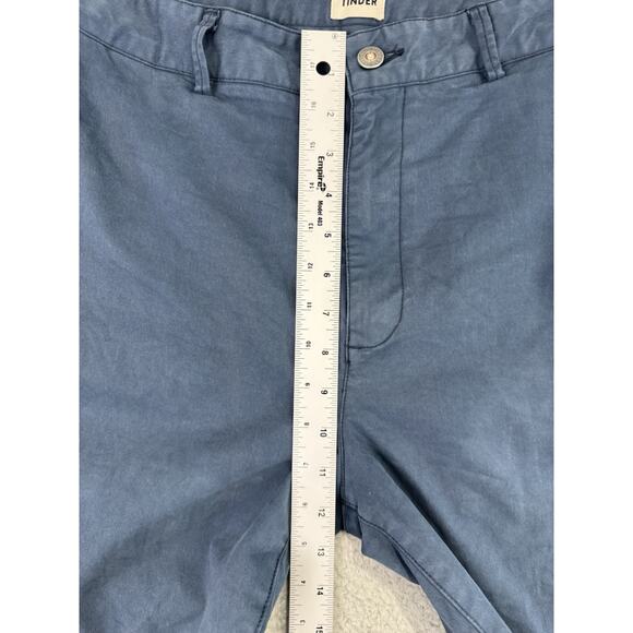 Flint And Tinder Chino Shorts Mens 34 Navy Huckberry Stretch Casual - Picture 4 of 11